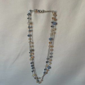 Fun Sparkly Beautiful Pastel Translucent Bead Necklace